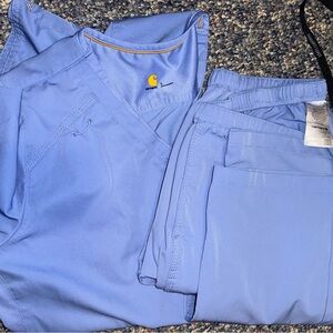 Carhartt Women’s Scrubs Set Blue